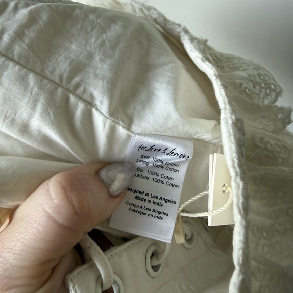 For Love & Lemons White Tea Time Corset Top S NWT - Picture 8 of 8